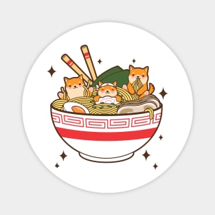 Corgi Ramen Magnet